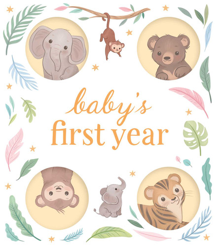 Baby's First Year: A Keepsake Journal to Record and Celebrate Your Baby's Milestones in Their First 12 Months book cover by IglooBooks