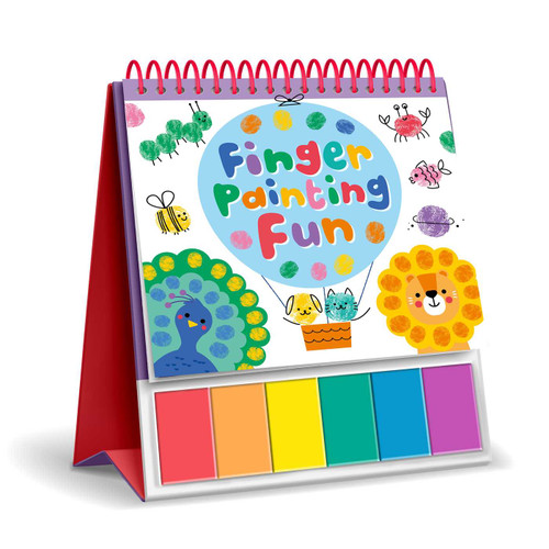 Finger Painting Fun: Easel Coloring Book with 6 Paints book cover by IglooBooks