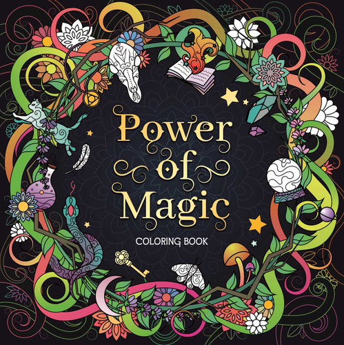 The Power of Magic: Adult Coloring Book book cover by IglooBooks