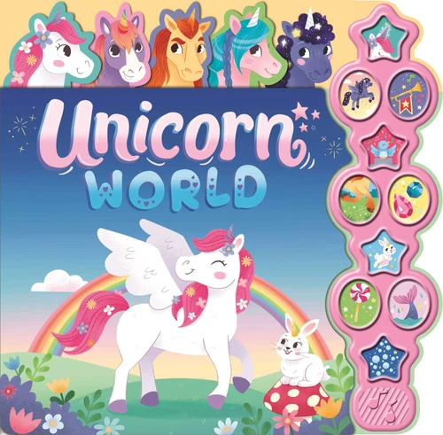 Unicorn World: Interactive Children's Sound Book with 10 Buttons (10 Button Sound Books) book cover by IglooBooks