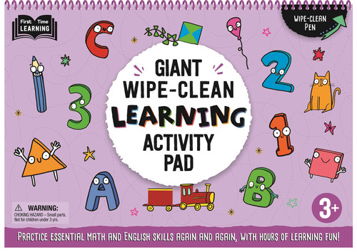 Giant Wipe-Clean Learning Activity Pack: Practice Essential Math and English Skills, With Hours of Learning Fun! 3+ book cover by IglooBooks