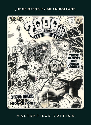 Judge Dredd by Brian Bolland: Masterpiece Edition (Masterpiece Edition) book cover by Brian Bolland