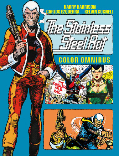 The Stainless Steel Rat - Color Omnibus (Stainless Steel Rat Stainless Steel Rat) book cover by Harry Harrison, Kelvin Gosnell