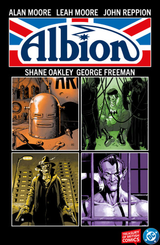 Albion book cover by Alan Moore, Leah Moore, John Reppion