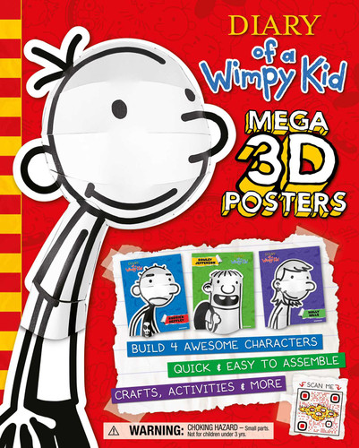 Diary of a Wimpy Kid: Pop Heads 3D Crafts: Quick & Easy to Assemble Life-Like Characters, Plus Crafts, Activities, and More book cover by Jeff Kinney, IglooBooks