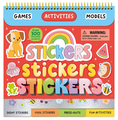 Stickers, Stickers, Stickers!: With Sticker Activities, Press-Outs, and More book cover by IglooBooks