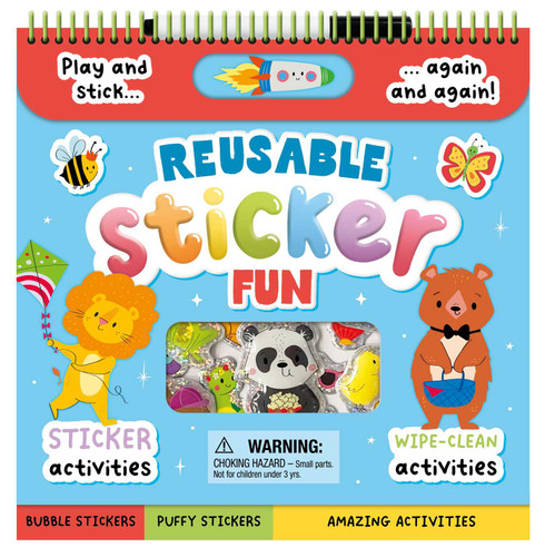 Reusable Sticker Fun: With Wipe-Clean and Sticker Activities book cover by IglooBooks