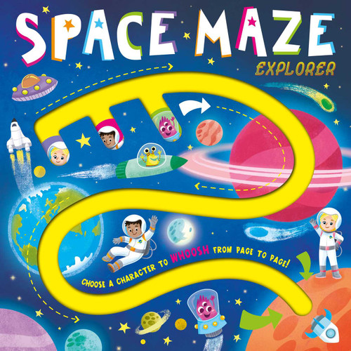 Space Maze Explorer: Maze Book for Kids book cover by IglooBooks