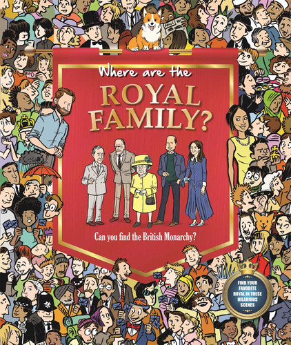 Where are the Royal Family: Search & Seek Book for Adults book cover by IglooBooks