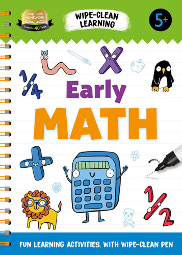 Help with Homework Early Math: Fun Learning Activities with Wipe-Clean Pen book cover by IglooBooks