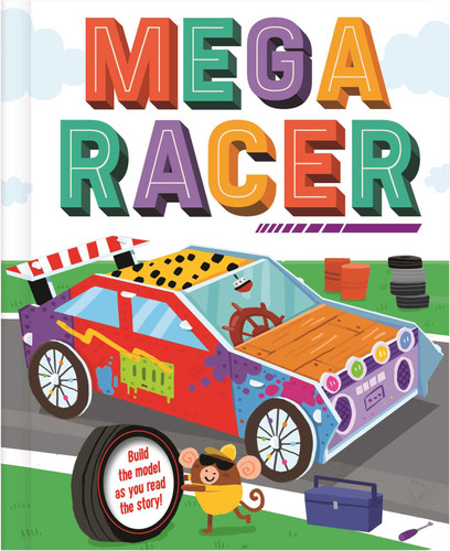 Mega Racer: Build the Model Car As You Read the Story book cover by IglooBooks