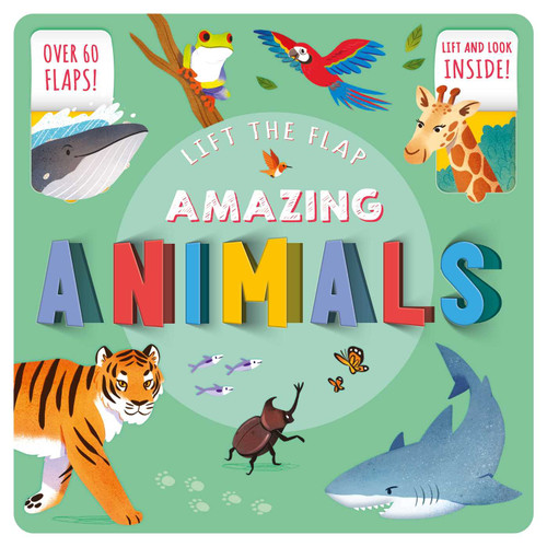 Amazing Animals: Lift-the-Flap Fact Book book cover by IglooBooks