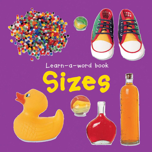 Learn A Word Book: Sizes book cover by Nicola Tuxworth