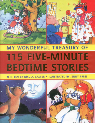 My Wonderful Treasury of 115 Five-Minute Stories book cover by Nicola Baxter