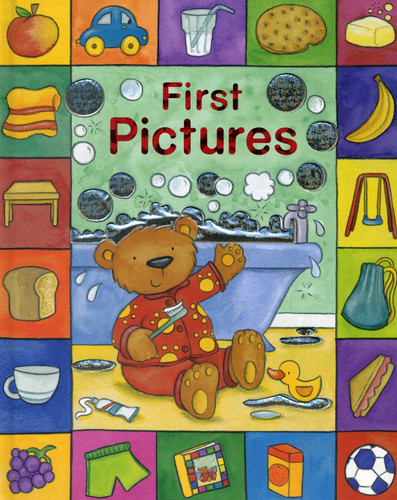 Sparkly Learning: First Pictures: Learn about animals in lively pictures, in a chunky boardbook format with sparkly foil detail throughout book cover by Caroline Davis