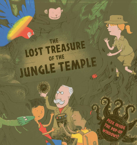 The Lost Treasure of the Jungle Temple: Peek inside the 3D windows! book cover by Dereen Taylor, Tim Hutchinson