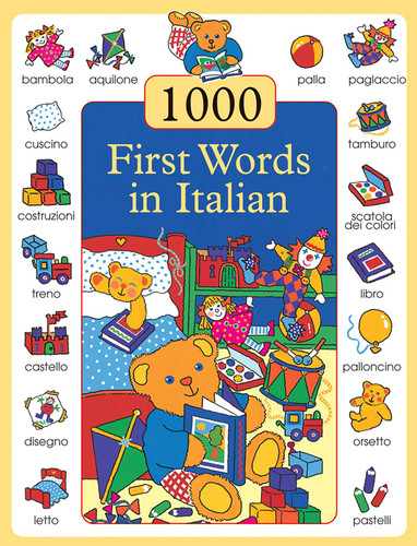 1000 First Words in Italian book cover by Don Campaniello