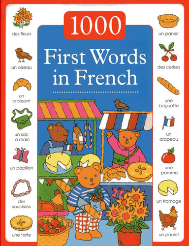 1000 First Words in French book cover by Guillaume Dopffer