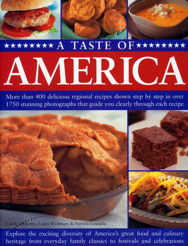 A Taste of America book cover by Carole Clements, Laura Washburn, Patricia Lousada