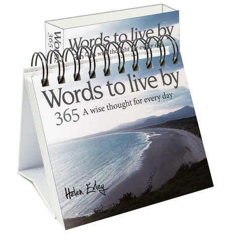 365 Words to Live By: A Wise Thought Every Day (365 Great Days) book cover by Helen Exley