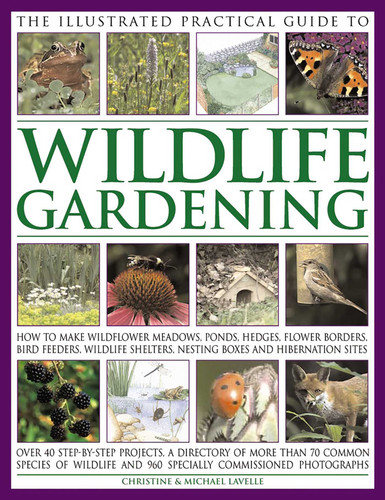 The Illustrated Practical Guide to Wildlife Gardening: How To Make Wildflower Meadows, Ponds, Hedges, Flower Borders, Bird Feeders, Wildlife Shelters, Nesting Boxes And Hibernation Sites book cover by Christine Lavelle, Michael Lavelle