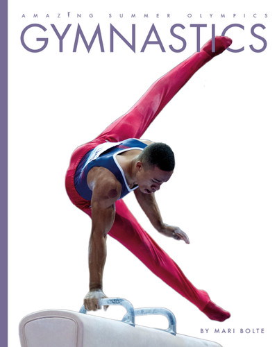 Gymnastics book cover by Mari Bolte