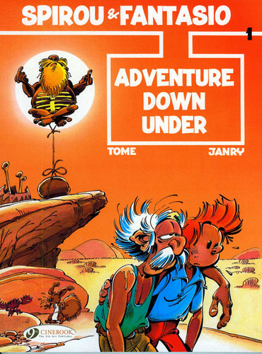Adventure Down Under (Spirou) book cover by Tome