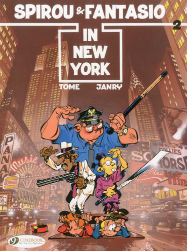 Spirou and Fantasio in New York (Spirou & Fantasio) book cover by Tome