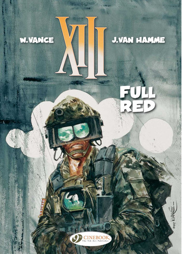 Full Red (XIII) book cover by Jean Van Hamme