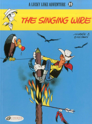 The Singing Wire (Lucky Luke) book cover by Goscinny