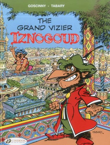 The Grand Vizier Isngoud (Iznogoud) book cover by Rene Goscinny