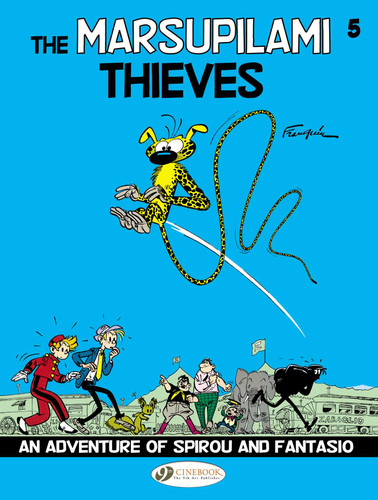 Marsupilami Thieves (Spirou & Fantasio) book cover by André Franquin
