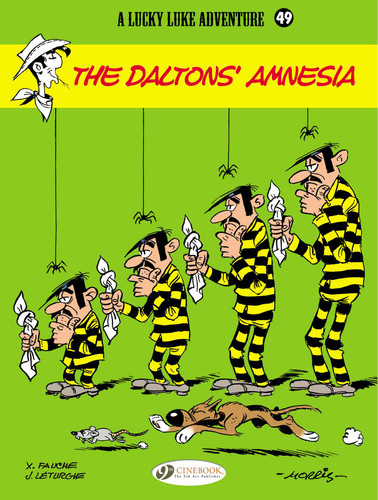 The Daltons' Amnesia (Lucky Luke) book cover by Jean Léturgie, Xavier Fauche