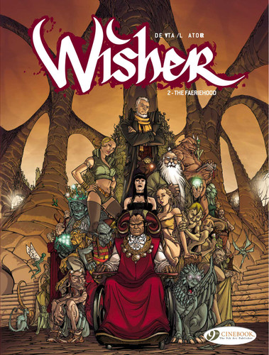 The Faeriehood (Wisher) book cover by Sébastien Latour