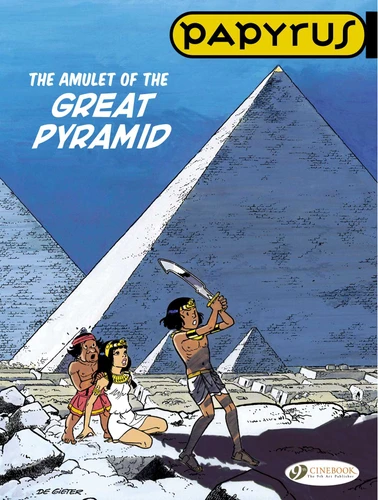 The Amulet of the Great Pyramid (Papyrus) book cover by Lucien De Gieter