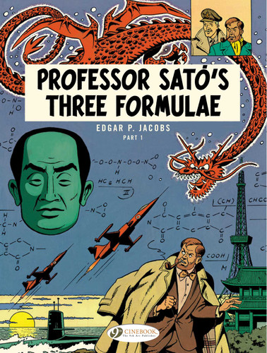 Professor Sato's Three Formulae – Part 1 (Blake & Mortimer) book cover by Edgar P. Jacobs
