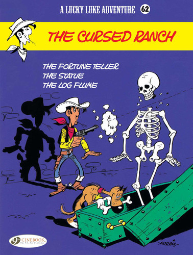 The Cursed Ranch (Lucky Luke) book cover by Jean Leturgie, Xavier Fauche, Claude Guylouis