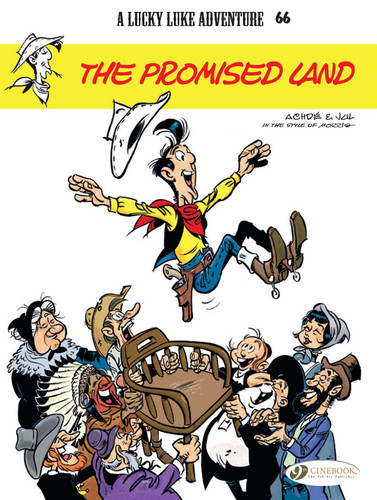 The Promised Land (Lucky Luke) book cover by Jul