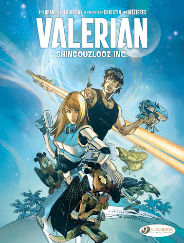 Valerian and Laureline book cover by Wilfrid Lupano