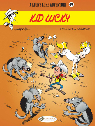 Kid Lucky (Lucky Luke) book cover by Jean Leturgie