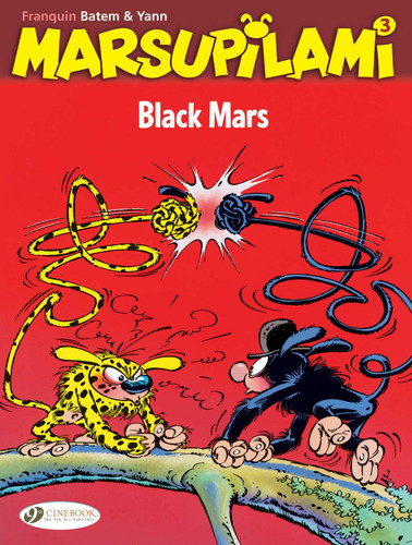 Black Mars (Marsupilami) book cover by Franquin