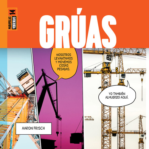 Grúas book cover by Aaron Frisch