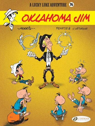 Oklahoma Jim (Lucky Luke) book cover by Jean Leturgie