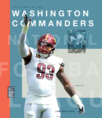 The Story of the Washington Commanders book cover by Jim Whiting