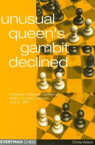 Unusual Queen's Gambit Declined book cover by Chris Ward