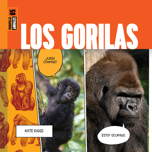 Los gorilas book cover by Kate Riggs