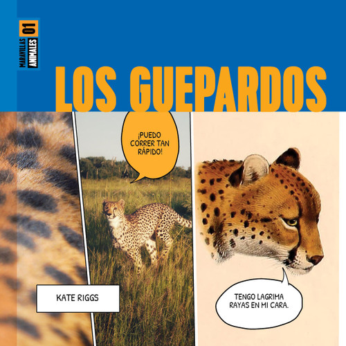 Los guepardos book cover by Kate Riggs