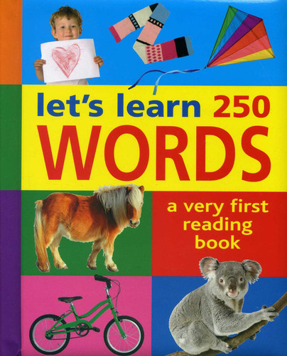 Let's Learn 250 Words: A Very First Reading Book book cover by Armadillo
