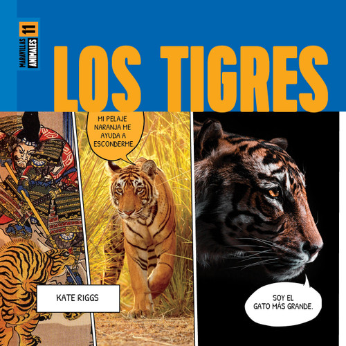 Los tigres book cover by Kate Riggs