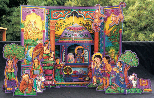 Vrindavan Activity Set: Fold-Out Temple and Altar book cover by Kim Waters